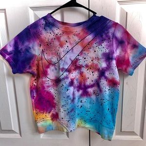 Custom Tie-Dye Nike Crew Neck Sweat Shirt